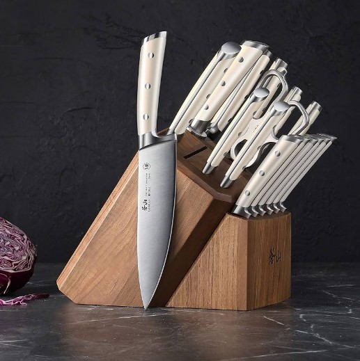 Cangshan TS Series 1022599 Swedish Steel Forged 17-Piece Knife Block Set