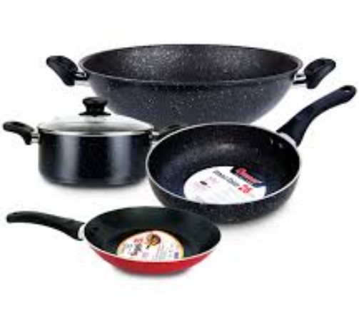 Cosmos CMI-722 Teflon Cookware Set 5-Piece