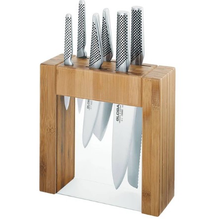 Global 7-Piece Ikasu Knife Block Set