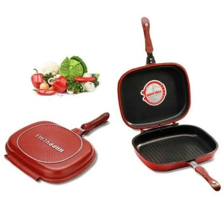 Happy Call Double Pan Teflon Cookware Set 4-Piece