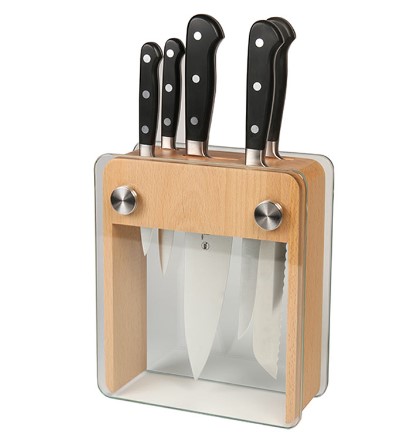 Mercer Culinary Genesis 6-Piece Knife Block Set