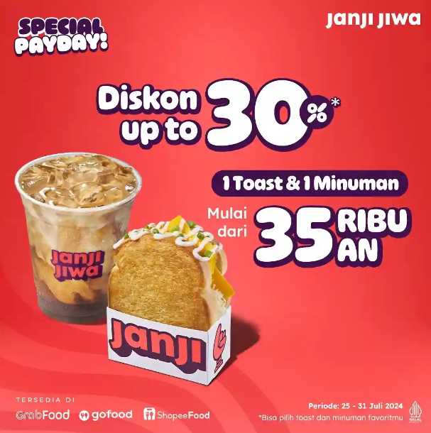 Promo Kopi Janji Jiwa Spesial Payday