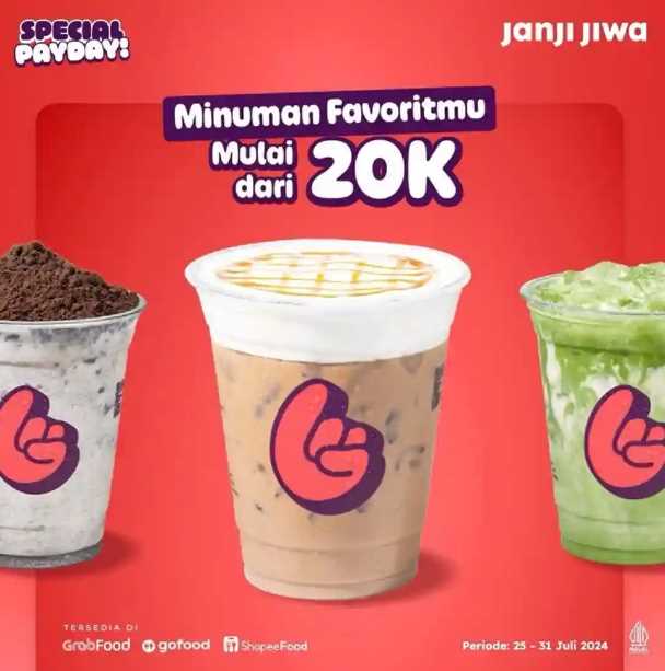 Promo Kopi Janji Jiwa Spesial Payday