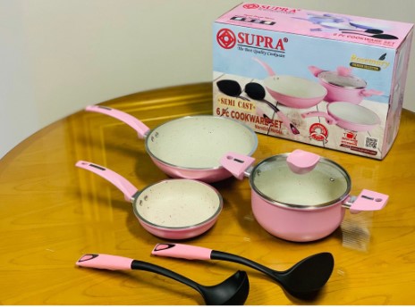 Supra Marlux Teflon Cookware Set 6-Piece