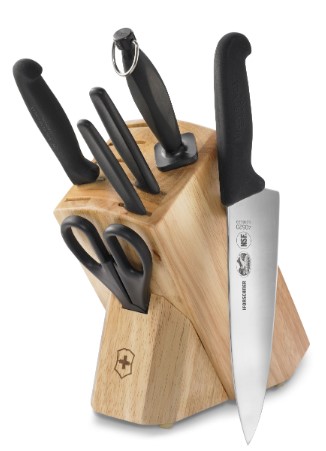 Victorinox Fibrox Pro 7-Piece Knife Block Set