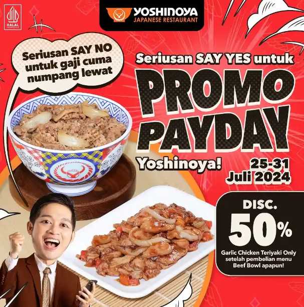 promo yoshinoya payday